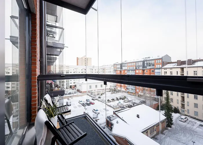 アパート Great Location, Quiet And New With Balcony&cafe タンペレ